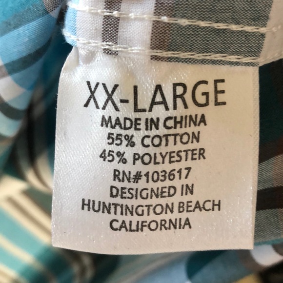 Button Down Plaid Shirt - Picture 3 of 3